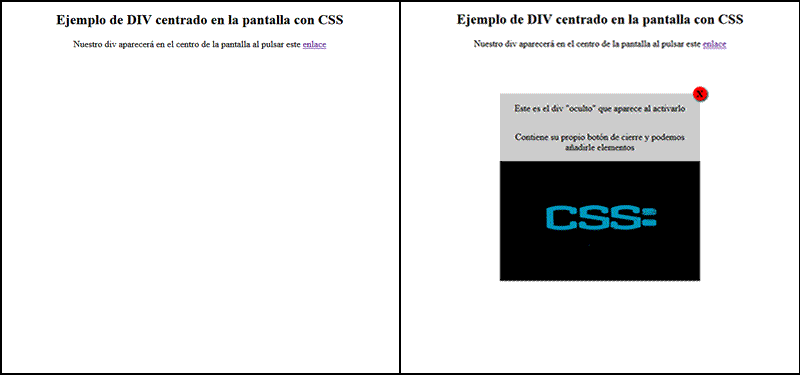 Centrar div con CSS